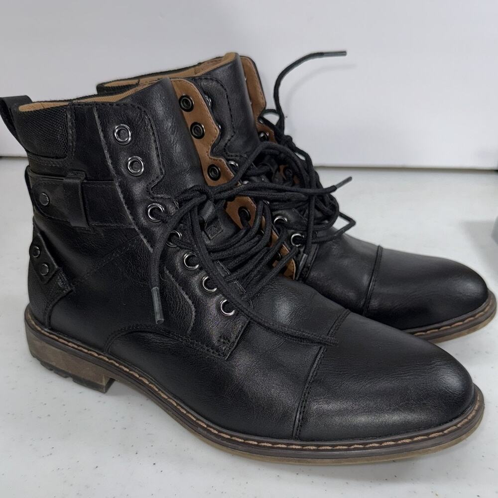 Portland Boot Company Men's Black Lace Up Ankle Boots Size 8.5 Medium